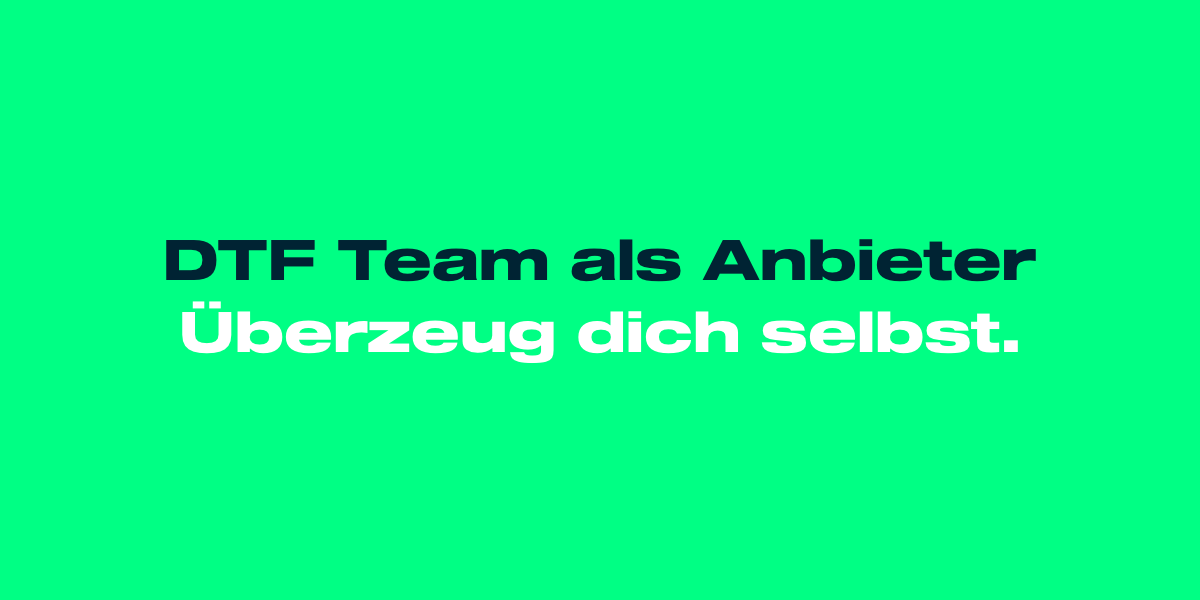 DTF Anbieter